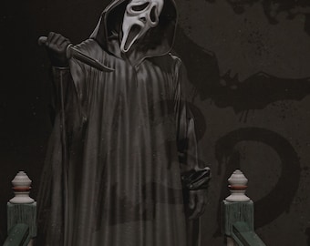 masked killer | PAINTED figure or UNPAINTED kit | 3dprinted COLLECTIBLE