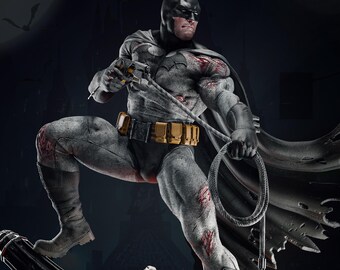 The Dark Crusader| PAINTED figure or UNPAINTED model kit | 3d printed COLLECTIBLE