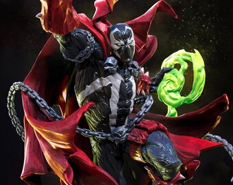 hell bound warrior | PAINTED figure or UNPAINTED model kit | 3d printed COLLECTIBLE