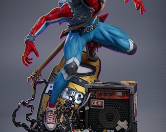 masked punk | PAINTED figure or UNPAINTED model kit | Handmade COLLECTIBLE