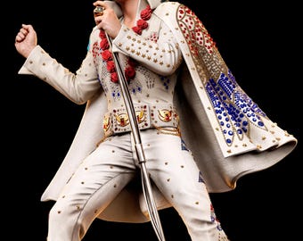 king of rock| Model Kit or Painted Figure | 3D Printed Collectible