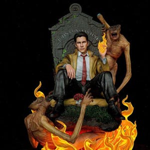 Exorcista / Figura pintada o kit sin pintar / Pieza coleccionable impresa en 3D