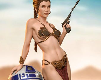 Retro space art | PAINTED figure or UNPAINTED kit | 3dprinted COLLECTIBLE