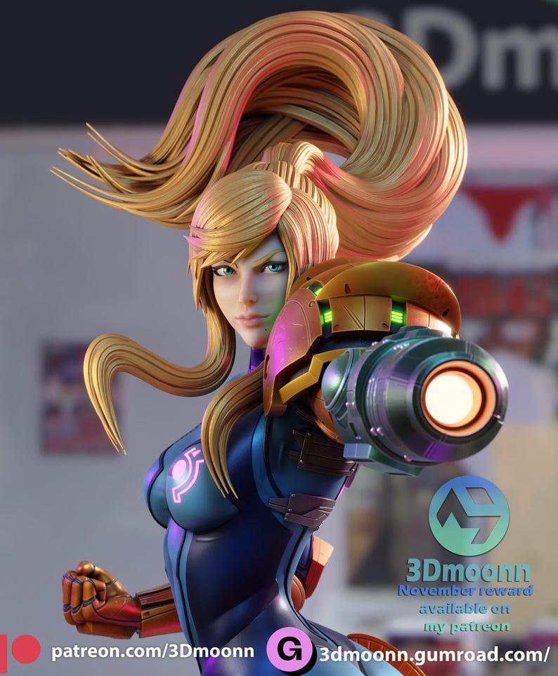 Samus Aran Model Kit - Etsy