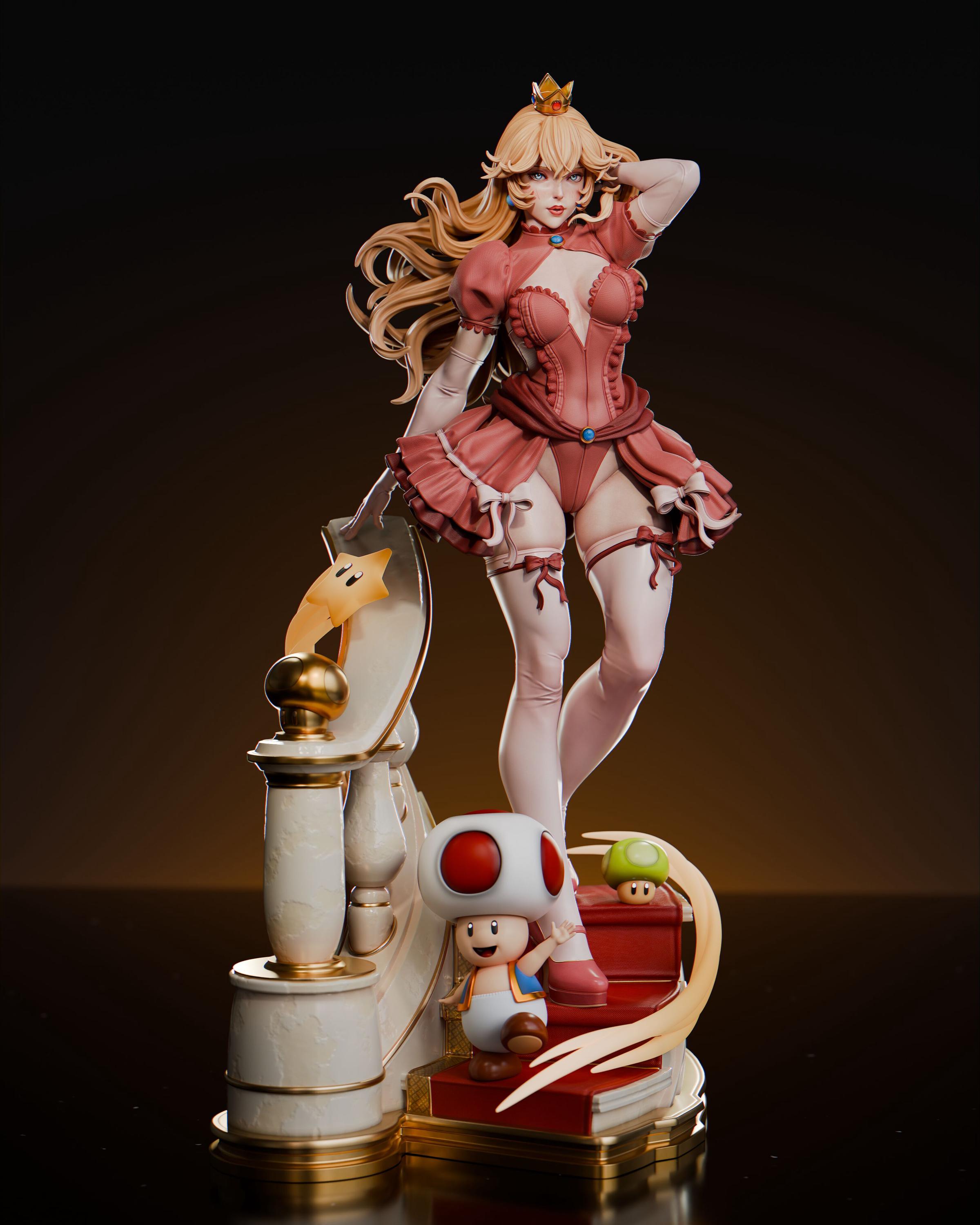 Princess Peach Adult Figure - Etsy