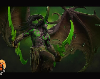 The Blinded Judgment | Resin Model Kit or Painted Figure | 3D Printed Collectible