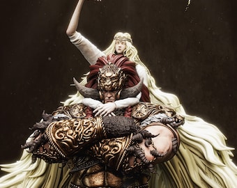 スタースカージ・ラダーン フィギュア：エルデンリング 3D モデル