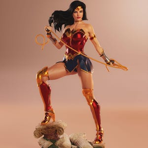 woman of steel scale model kit