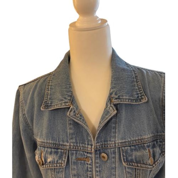 Upcycled Vintage Denim Jacket, Patchwork Quilt Em… - image 5