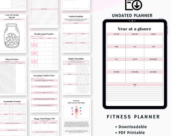 Gratitude Journal Printable | Dream Manifestation | Mindfulness / Positivity Planner | Daily Journal for Women | Gratitude Jar
