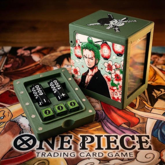 Roronoa Zoro Deck Box | One Piece TCG | Magnetic Leader Display | Magnetic Counters - Etsy Australia Roronoa Zoro Deck Box | One Piece TCG | Magnetic Leader Display | Magnetic Counters - Etsy Australia