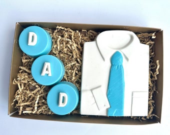 DAD Chocolate Covered Oreo and White Chocolate Shirt Gift Box