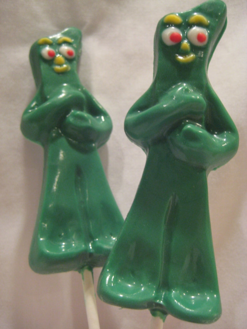 24-Chocolate Gumby Lollipops image 5