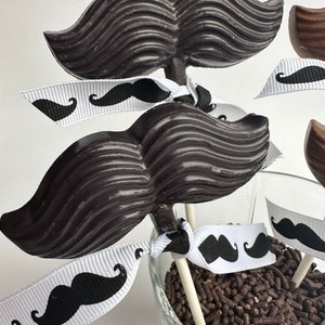 24-Chocolate Mustache Lollipops image 5