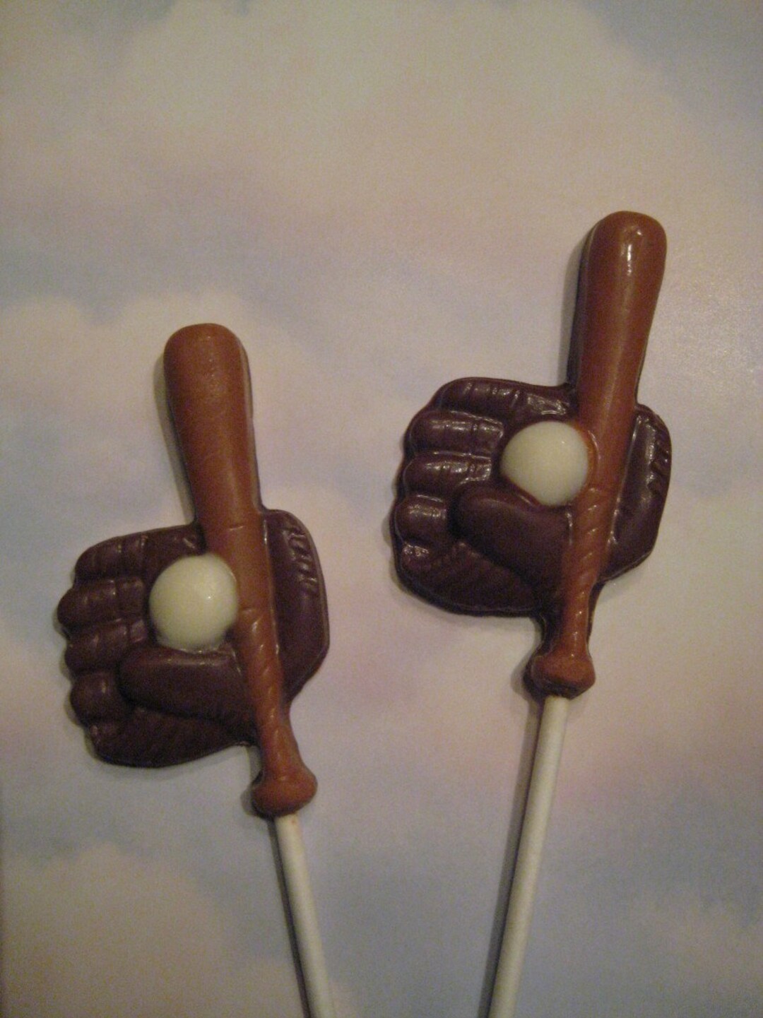 24chocolate Baseball Bat and Glove Lollipop Favors Etsy