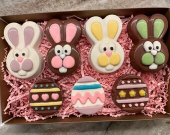Easter Bunny & Easter Egg Chocolate Covered Oreo Gift Box