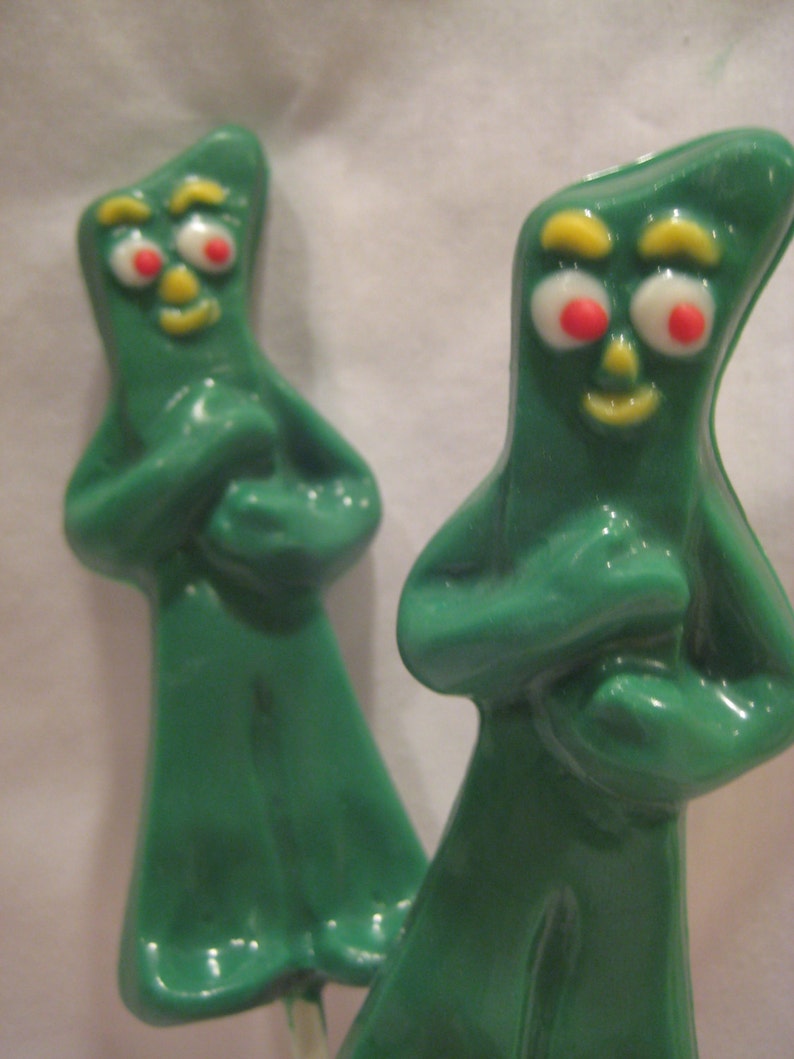 24-Chocolate Gumby Lollipops image 2