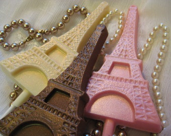 12-Chocolate Eiffel Tower Lollipop Favors