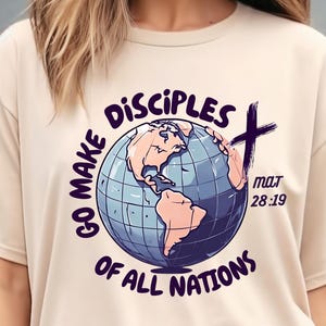Retro Go Make Disciples Design svg, Christian Streetwear Sublimation, Vintage Men Bible Shirt PNG, Christian Dad Hoodie png.