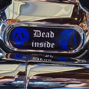 Custom Harley Davidson 6 speed Transmission insert, 5pc Glossy Vinyl Stickers, Made to order