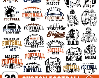 Paquete de plantillas de equipo de fútbol (SVG), fútbol (SVG) y (PPN), mamá futbolista (SVG), jugador de fútbol (SVG), logotipo del equipo de fútbol, nombre del equipo, camisetas del equipo de fútbol (SVG)