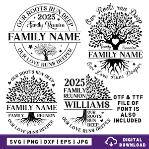 Familiereünie Boom 2025 SVG PNG, Onze Wortels Lopen Diep, Familieboom Svg Ontwerpen, Familiereünie svg, Familie Svg, Familiereünie Shirts, Cricut
