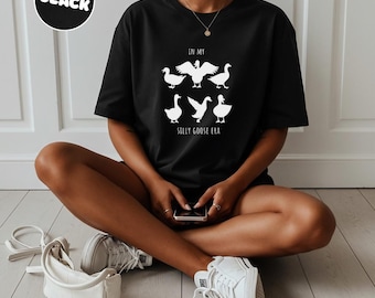 Silly Goose Graphic T-Shirt, Unisex Garment-Dyed Cotton Tee