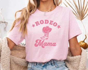 Rodeo Mama T-Shirt, Western Graphic Tee, Cowboy Style