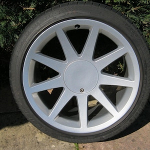 Set of 4 CUSTOM Borbet Grandstand wheel hub center caps