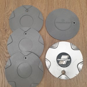 CUSTOM Oz Racing Oettinger wheel center hub caps 3d printed