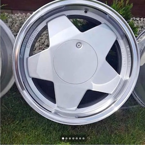 Set of 4 CUSTOM Borbet A wheel hub center caps