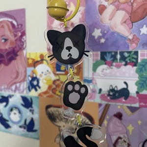 GUPPY the binding of isaac connecting charm: acrylic keychain, gaming gift, ita bag