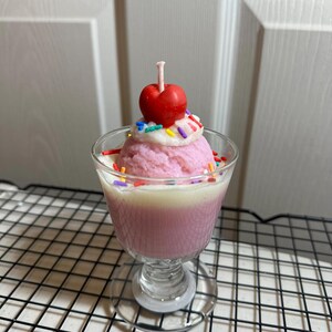Ice Cream Sundae Candle