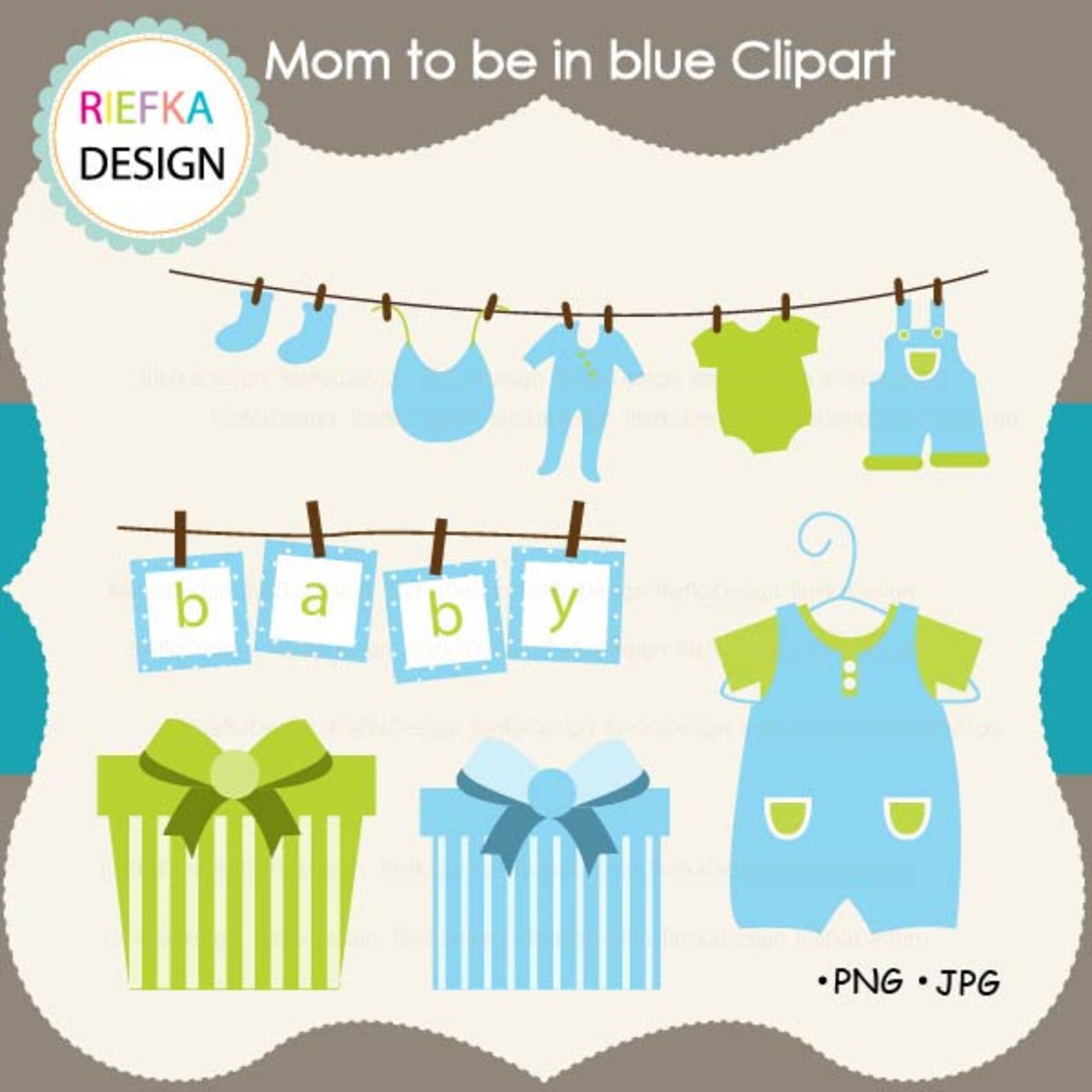 Mom to Be in Blue Clipart Set Mom to Be for Baby Shower Mom Etsy