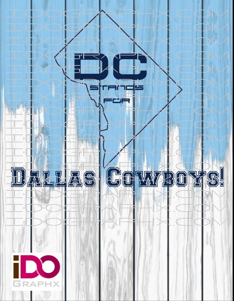 DC Stands for Dallas Cowboys SVG File Etsy