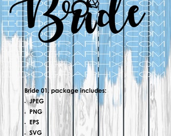 Bride SVG, PNG, DIY Shirt, Ring