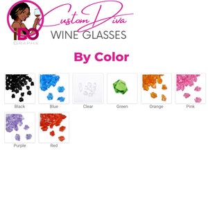 Custom Diva Wine Glass Big Hair Don't Care II image 7