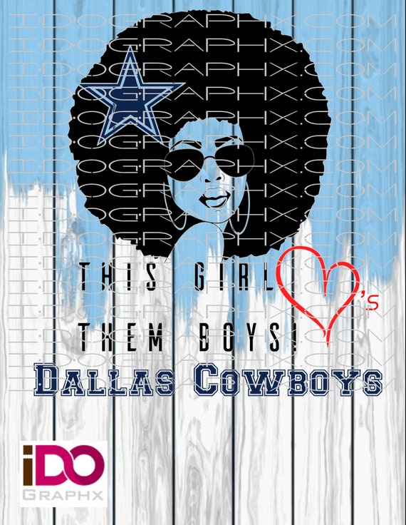 Download Free This Girl Loves Them Boys Dallas Cowboys Svg File Etsy SVG DXF Cut File
