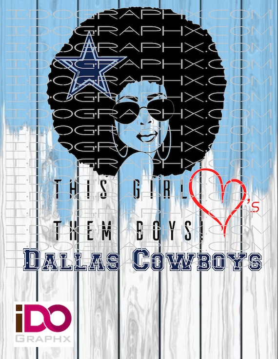 Download Free This Girl Loves Them Boys Dallas Cowboys Svg File Etsy SVG DXF Cut File