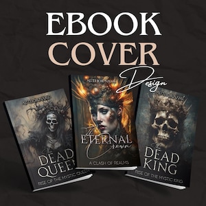 eBook Cover Design - Romance & Fantasy custom Book Cover - eBook Cover Design for Self-Published Authors - Fiction Book Cover Artwork