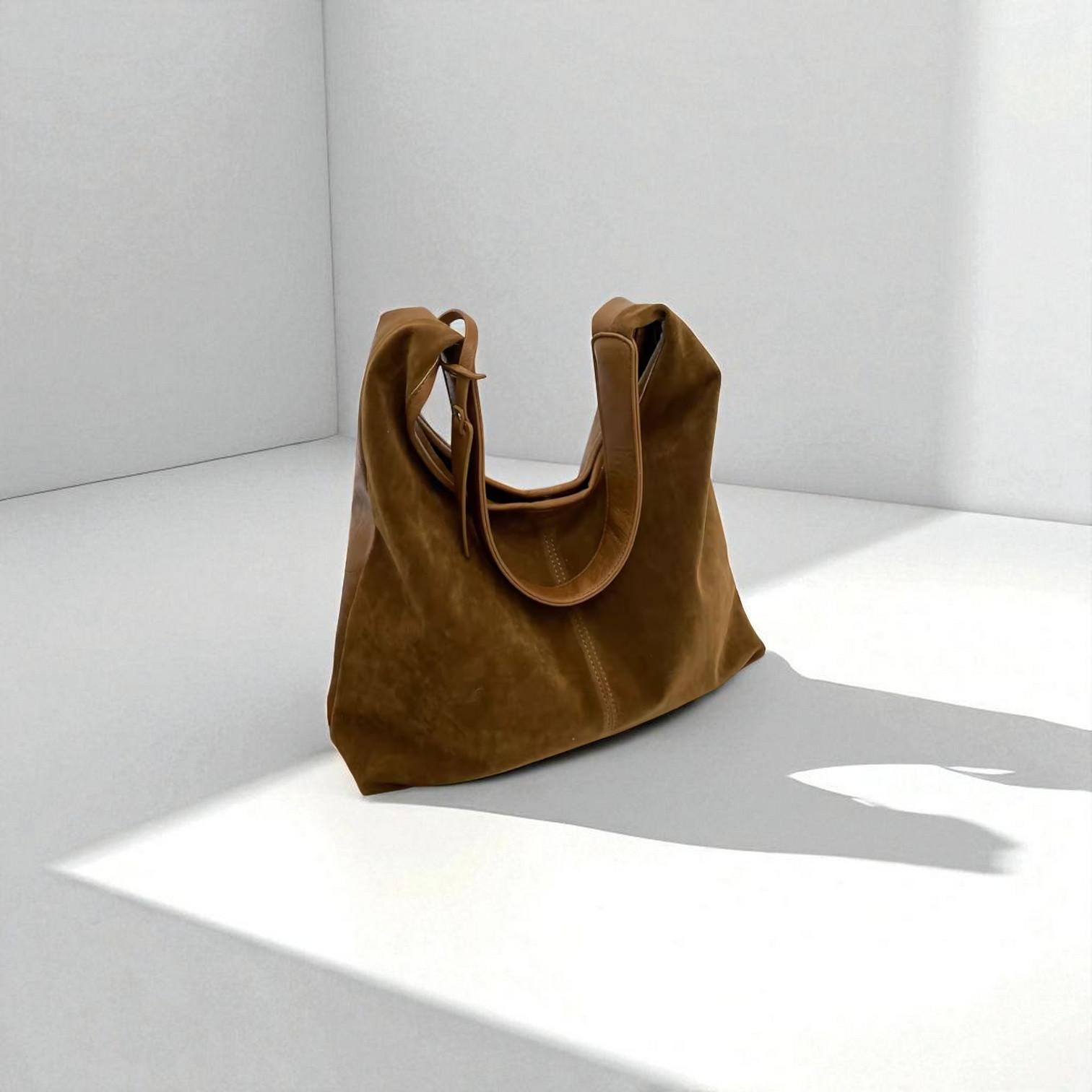 90s'Vintage Suede leather tote スェードレザー 90s'Vintage Suede leather tote スェードレザー Vintage LL