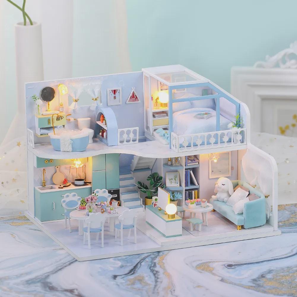 Lustre de maison de poupée 1/12 à piles réaliste 4 têtes miniature - ATYHAO - Or - Blanc - Jeux - Jouets Lustre de maison de poupée 1/12 à piles réaliste 4 têtes miniature - ATYHAO - Or - Blanc - Jeux - Jouets