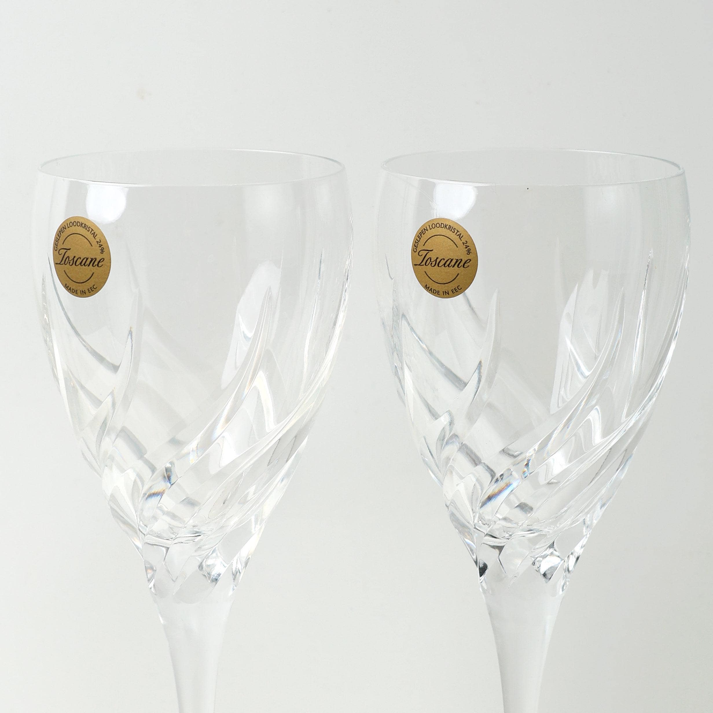 Hand cut lead crystal glasses - Etsy 日本
