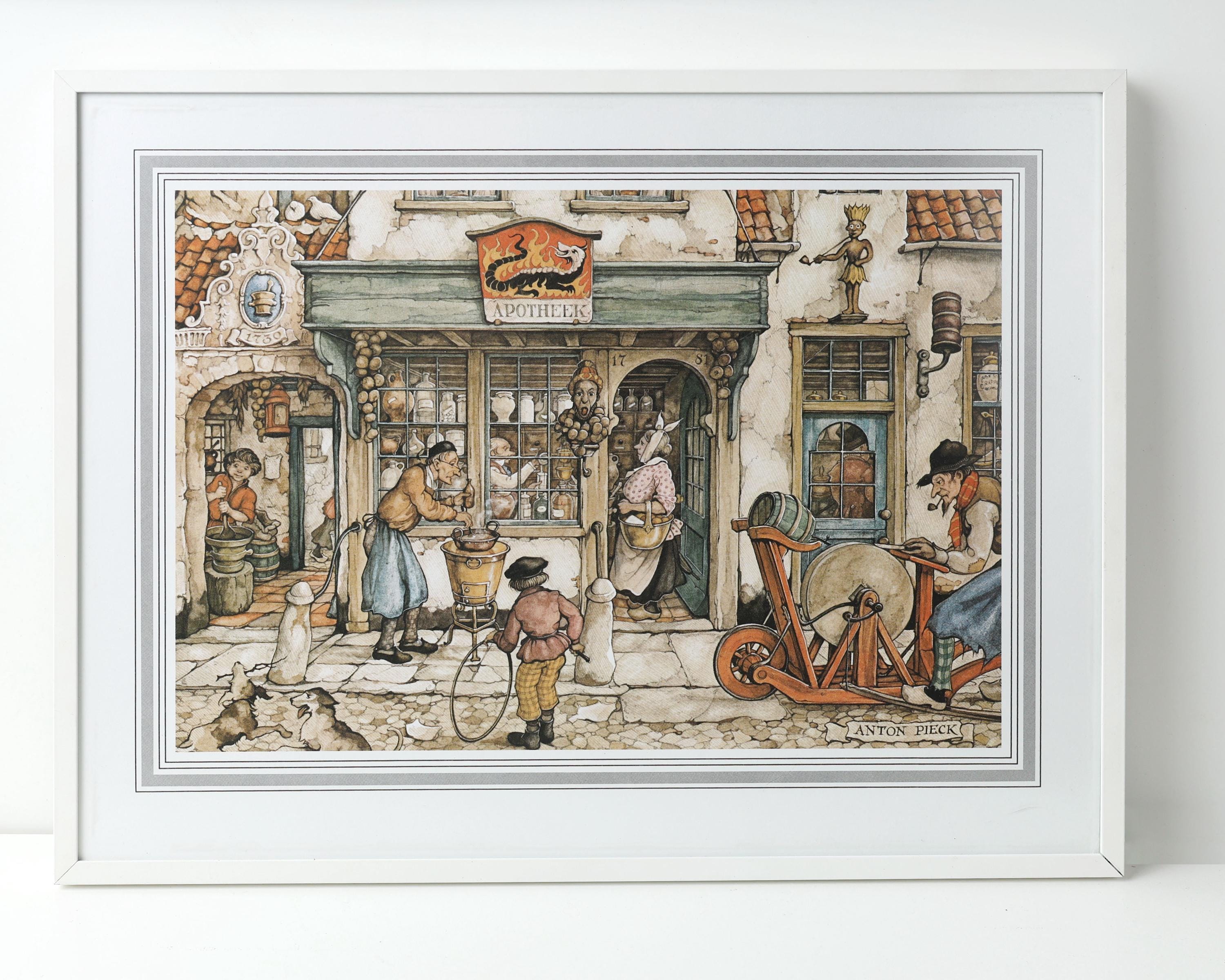 イギリス製 デコバージョン 壁絵 ANTON PIECK フラワーマーケット