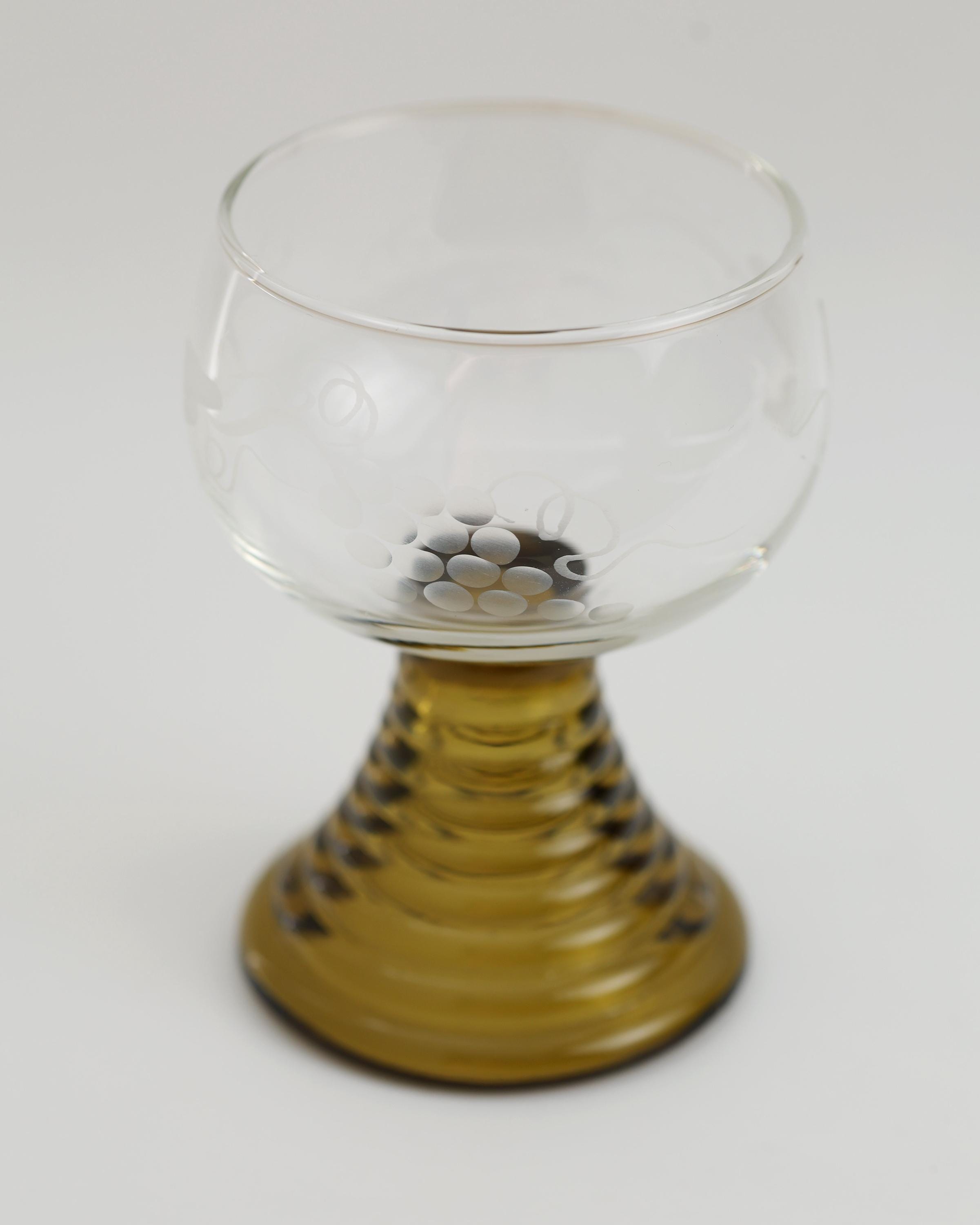 German green stem wine glasses - Etsy 日本
