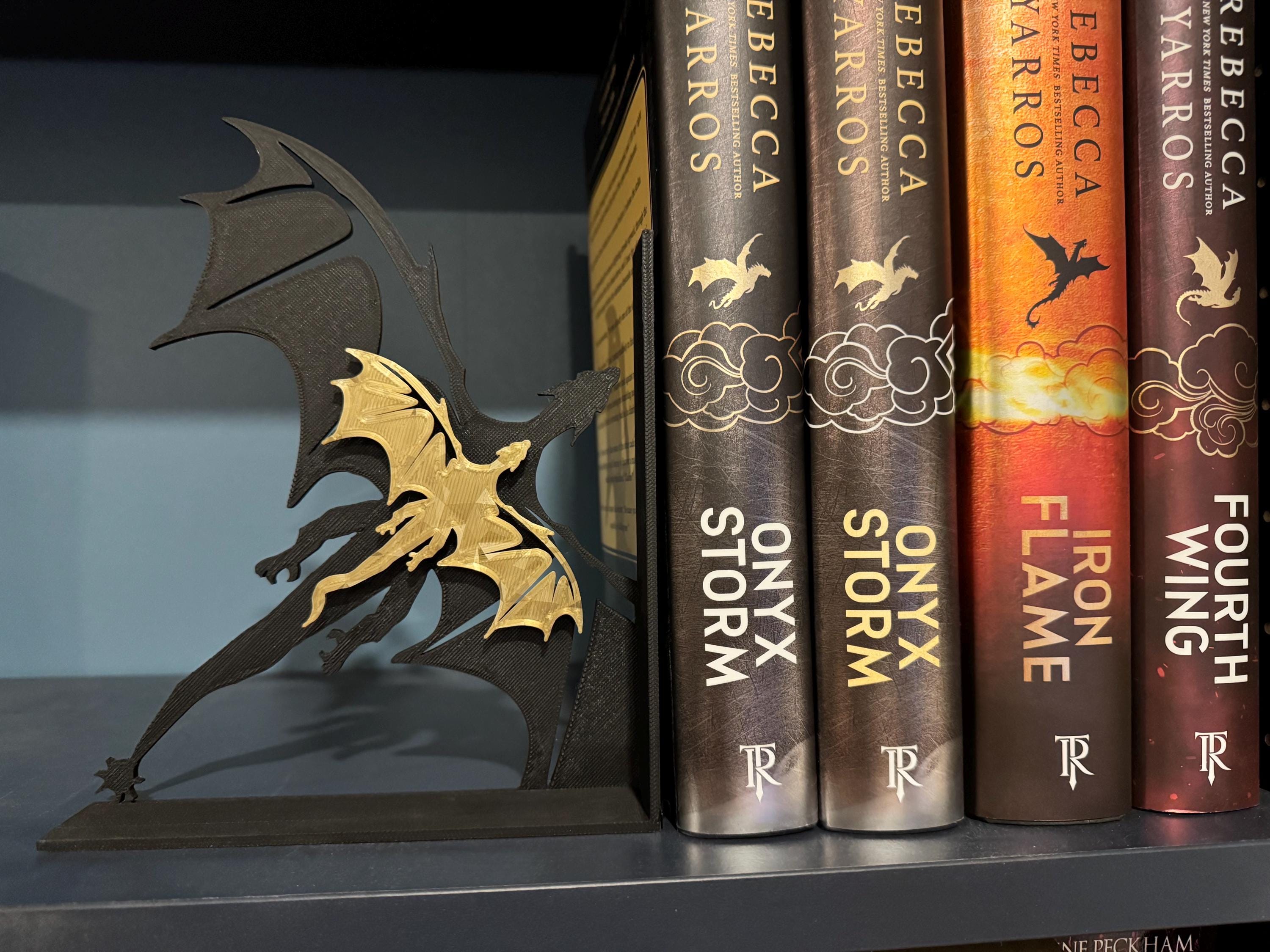 Fourth Wing inspired bookend