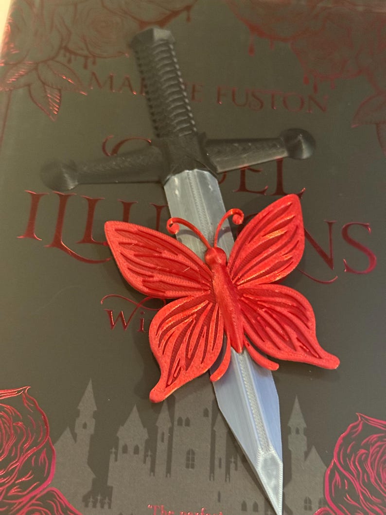 New Design*** Quicksilver inspired Butterfly Sword Series Book Inserts image 4