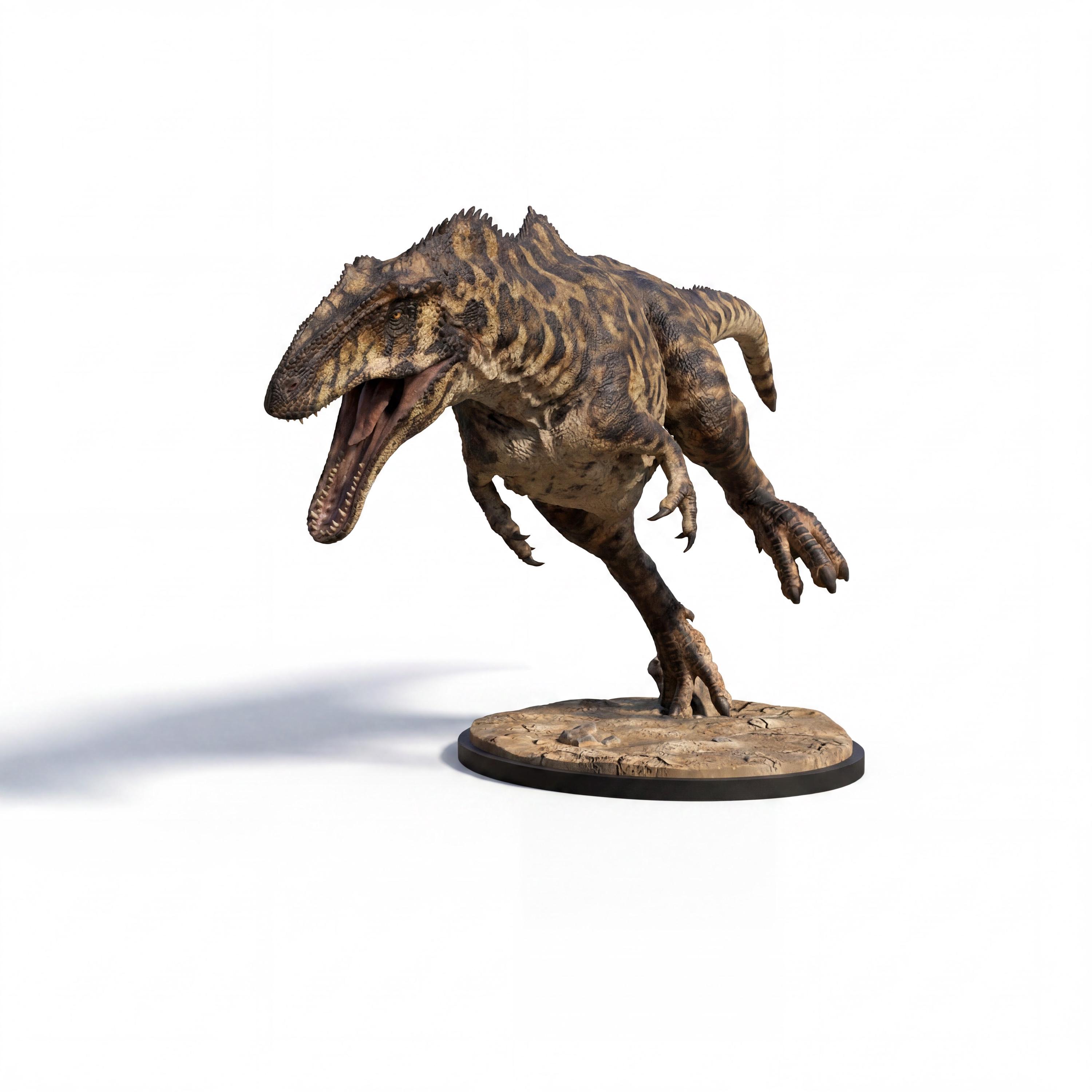 木彫　恐竜　アクロカントサウルス　1/10スケール　14cm Acrocanthosaurus - Etsy 日本