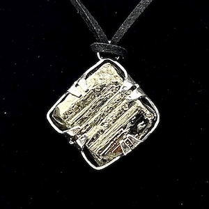 Sterling Silber mit Pyrit Anhänger