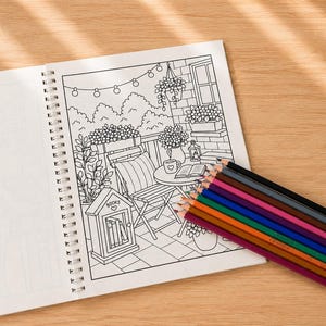 Caja de regalo para colorear con temática literaria / Set de regalo personalizado para lectores acogedores / Regalo para amantes de los libros imagen 5